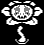 Flowey battle mimicking Asriel.png