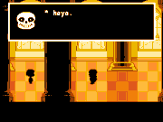 Sans screenshot before battle.gif
