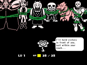 Flowey screenshot captured monsters.png