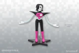 Figure Mettaton EX Poseable vendida na Fangamer.