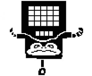 Mettaton battle Froggit shirt.png