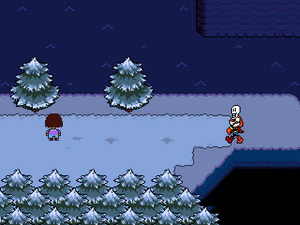 Papyrus screenshot flutter jumping.gif