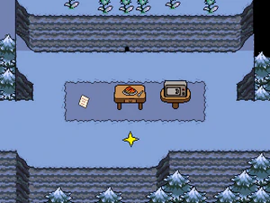 Snowdin Forest location Spaghetti.png