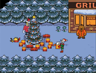 Snowdin screenshot Famitsu.png