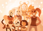 Pôster do grupo bônus feito por Gigi D.G. para Fangamer